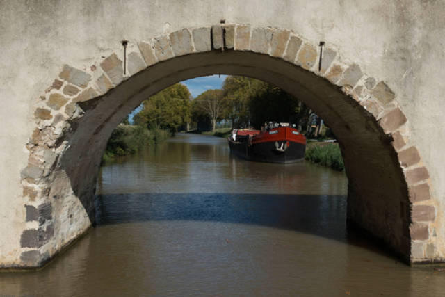 Brücke am Canal du Midi