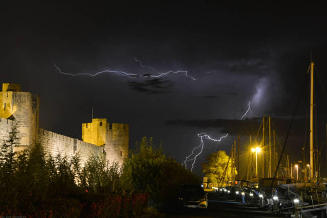 Ein Gewitter zieht auf